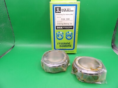 #ad #ad NOS HONDA KAWASAKI KZ400 440 KH250 FACTORY STEERING BEARING SET OEM SSK100 $45.99