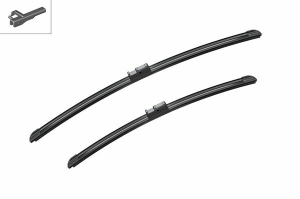 Aerotwin Bosch Flache Scheibenwischer Satz - 550/450 - FüR Vauxhall Astra V (H)-image