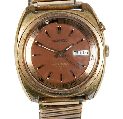 Vintage Gold Tone Seiko Bell-Matic Watch - 4006-6037 210927 | eBay
