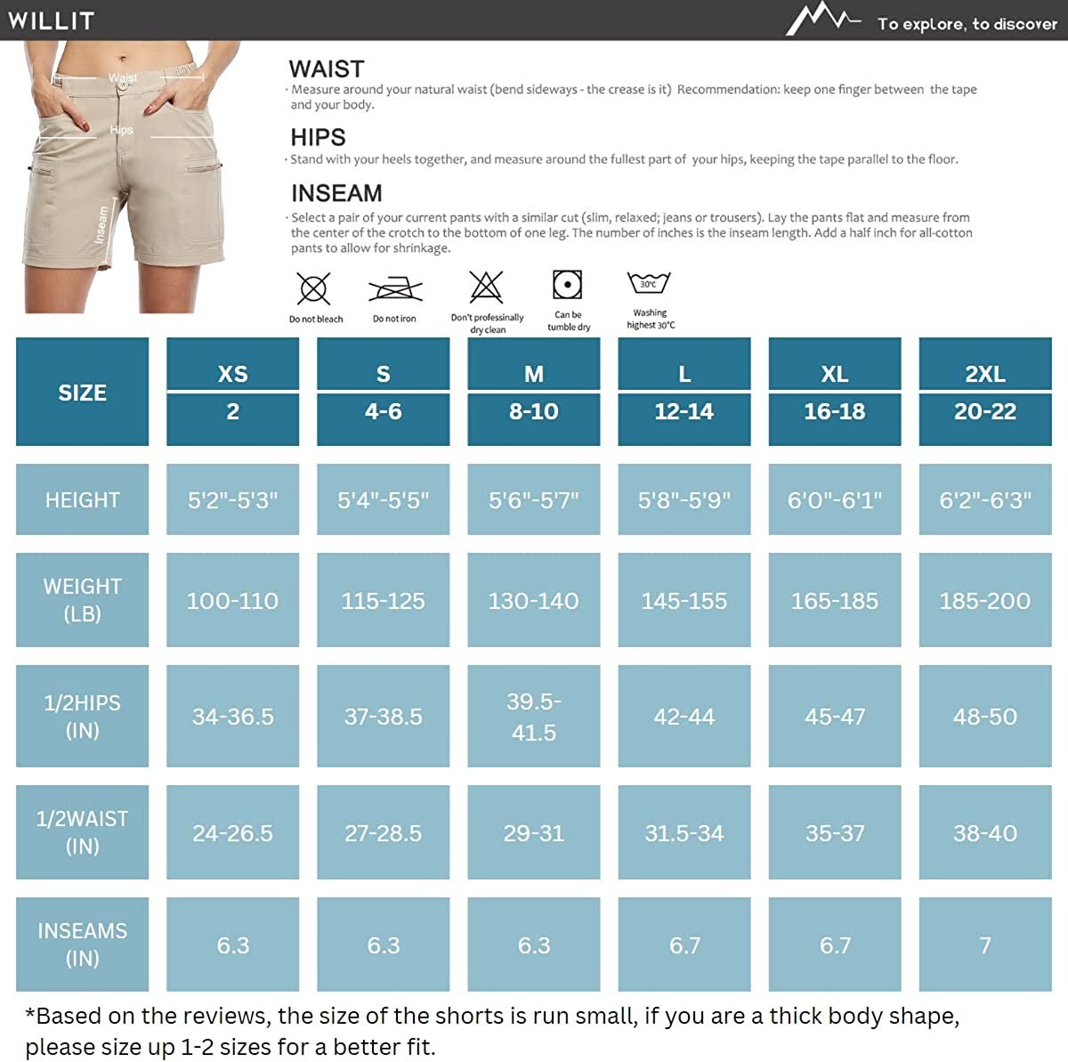 Willit Women's Hiking Cargo Shorts Stretch Active Long Shorts Black Sz. Large eBay