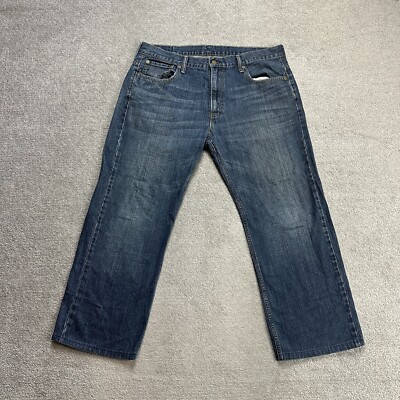 LEVI S Jeans 569 Herren Vintage Hose W36 L26 Relaxed Fit Weites Bein 22713 Blau
