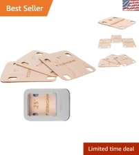 Professional Maple Wood Shim Set (3pcs) for Guitar Neck Adjustment - 1° Taper