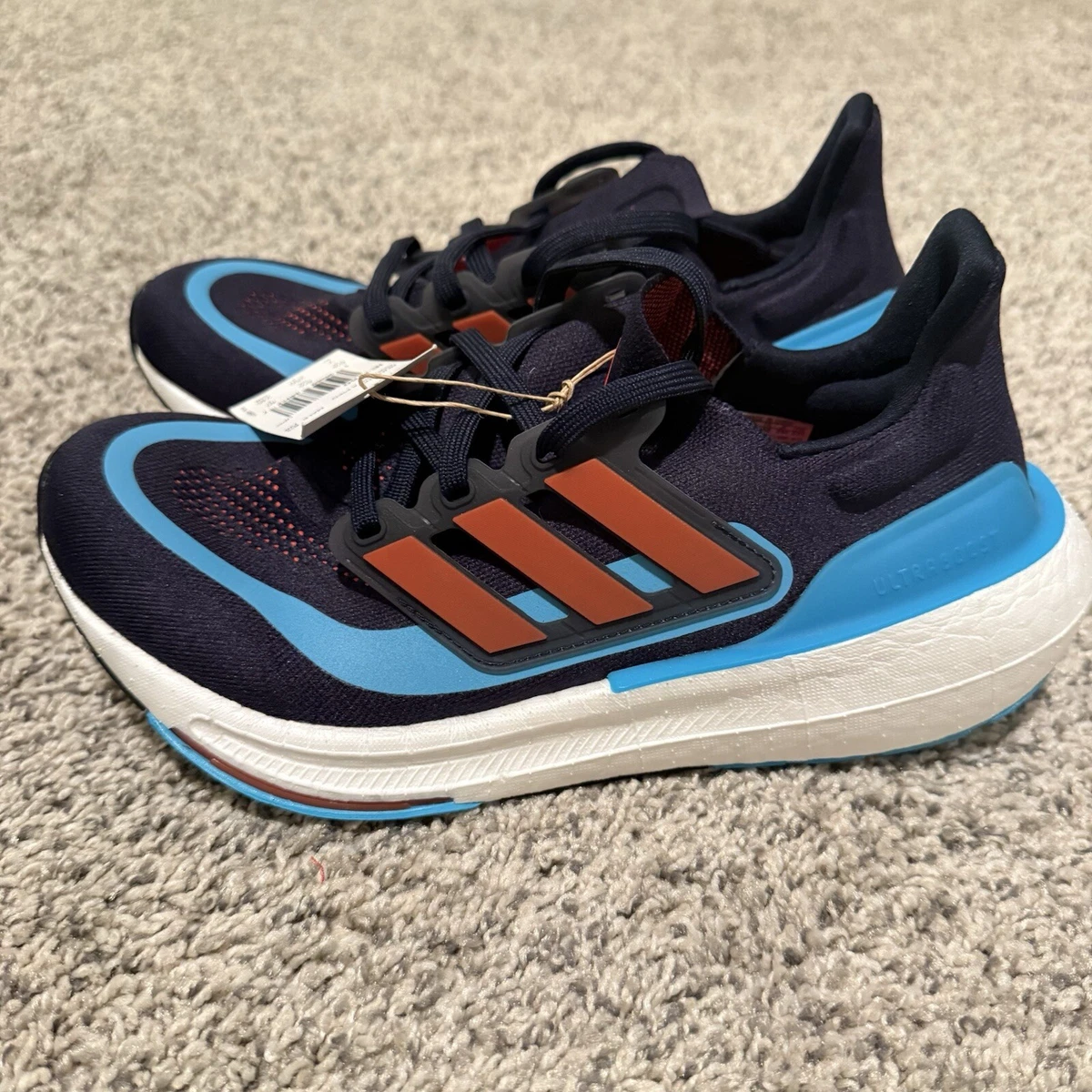 adidas UltraBoost Light Legend Ink Bright Red Cyan for Sale 