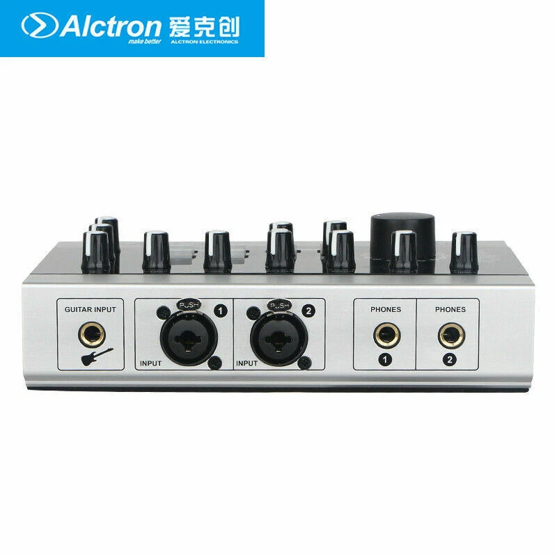 Alctron U16K MK3 Pro Microphone External Sound Card USB Audio Interface Stream - Image 3 of 4