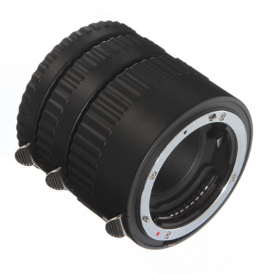 Schwarzes Autofokus-Makro-Zwischenrohr-3er-Set fr Nikon AF AF-S DX-Objektiv DSLR