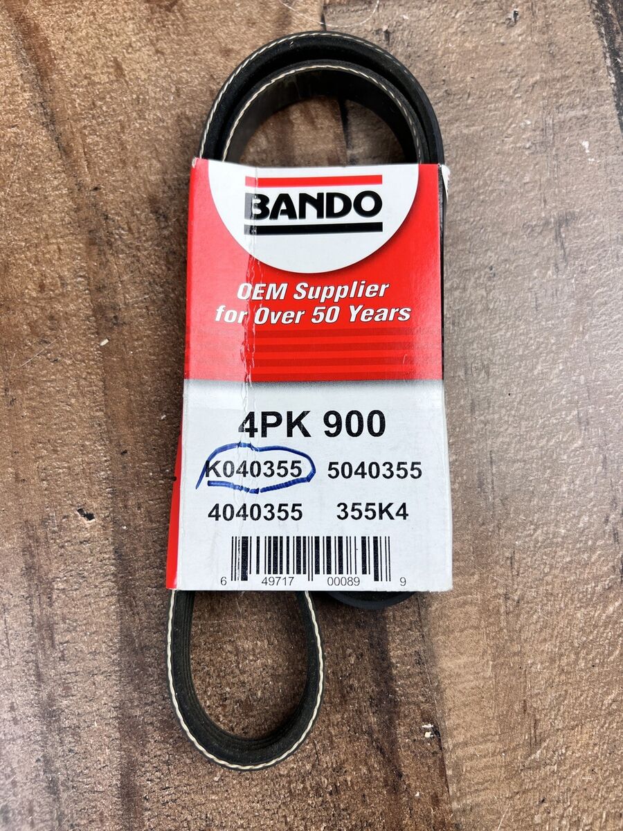 New Bando Belt 4PK900 Fits Mercedes-Benz; Subaru; Chrysler New Bando Belt 4PK900 Fits Mercedes-Benz; Subaru; Chrysler