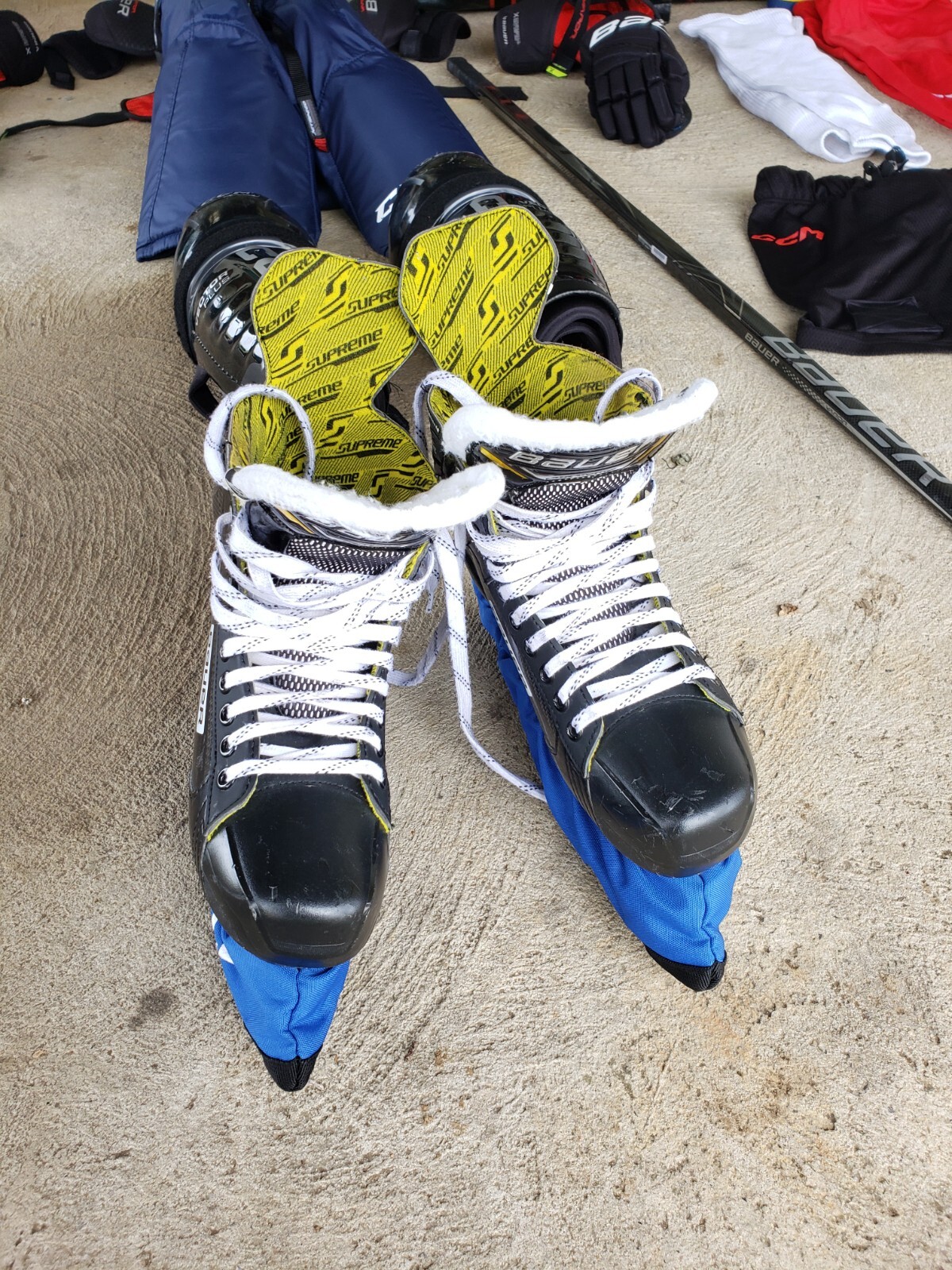 Senior SR Ice Hockey Protective Gear Kit FULL SET Adult Equipment BAUER