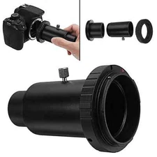 SLR&DSLR Camera Adapter T-Ring + 1.25" Telescope Mount Adapter + Extension Tube