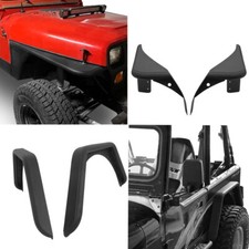4 Pcs Tubular Frontrear Fender Flare Kit Fit 1987-1995 Jeep Wrangler Off-road