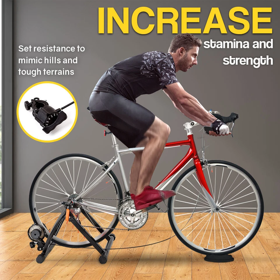 PROFLEX Indoor Bicycle Trainer - Bike Cycling Stationary Magnetic Stand Training - image 2 of 4