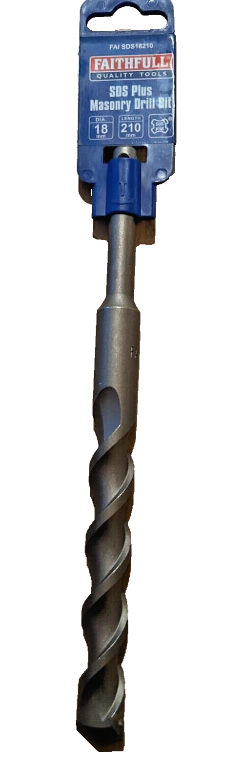 3001 Faithfull SDS Masonry Drill Bit FAISDS18210 18mm x 210mm