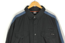 Harley-Davidson Camicia In Flanella Scozzese A Maniche Corte Per Ragazzi Grandi – Grigio, 100% Cotone
