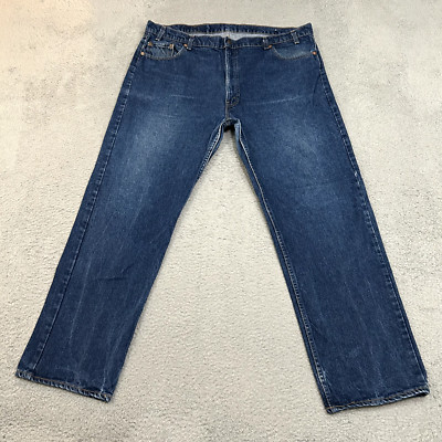 Vintage Levis Jeans Mens 44x32 Blue Denim 505 0217 Straight