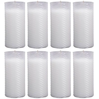 HSCANDLE Ersatzkerze N3 Nachfüller 4er 8er oder 12er Pack Grabkerze Tagebrenner Höhe 13cm