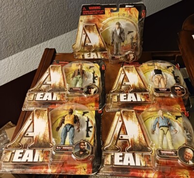 LOT FIGURE JAZWARES A TEAM HANNIBAL MURDOCK BA BARACUS LYNCH FACE OF