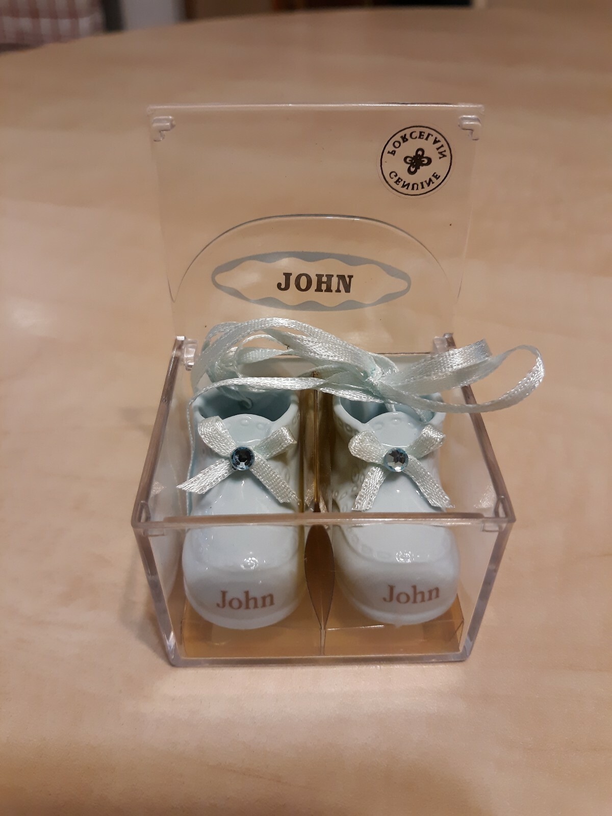 baby bootie ornament