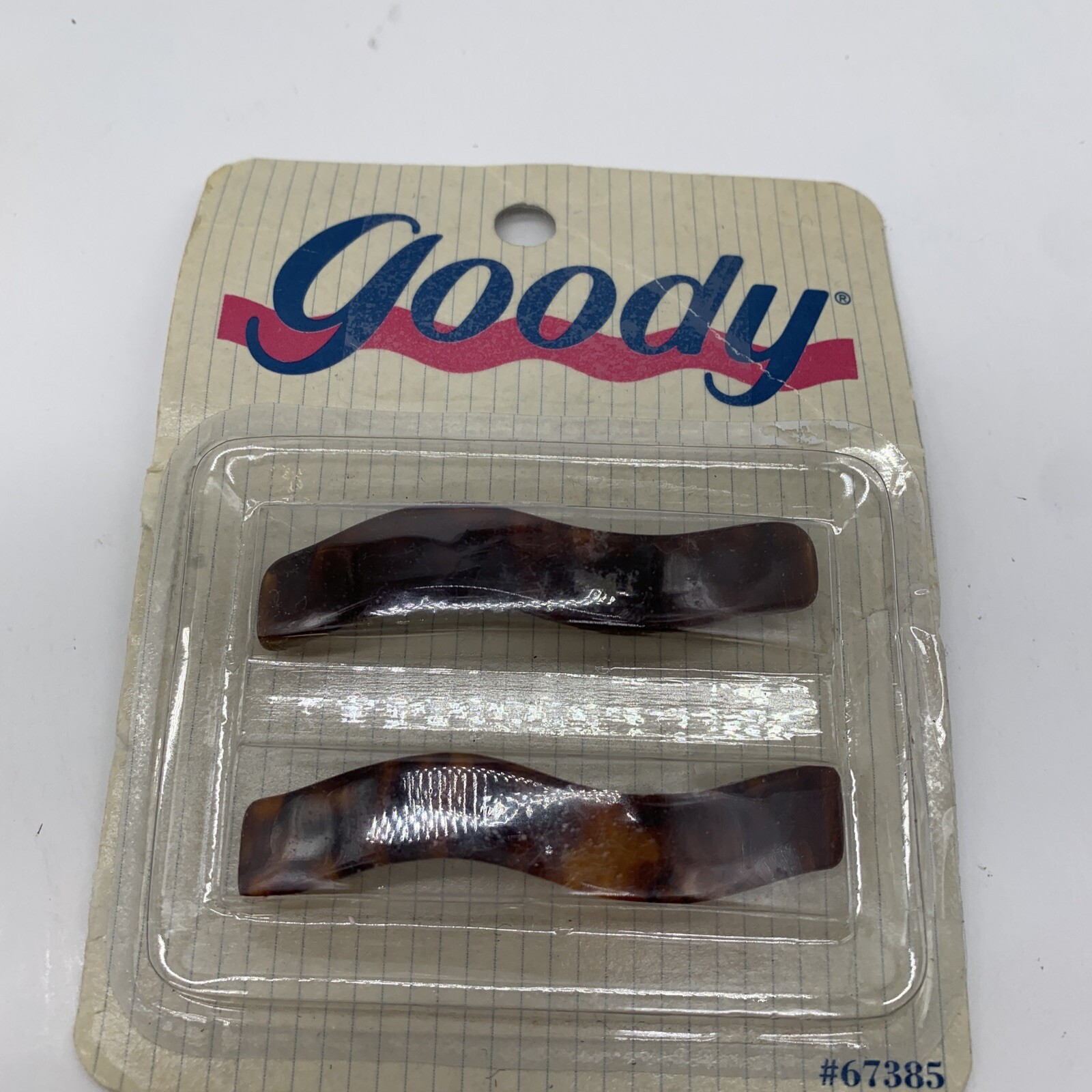 Vintage Lot Goody Stay Tight Tortoise 2” Barrettes Brand NEW NOS 1989