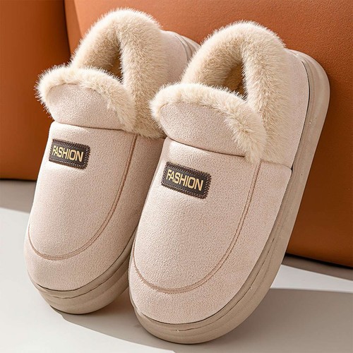 Cozy Snow Boots with Faux Fur Lined Winter Warm Ankle Boots Outdoor House Shoes - Bild 12 von 15