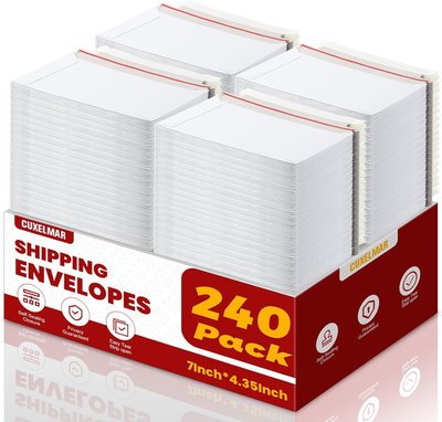#ad 240 Pack Rigid Mailers 7quot;X4.35quot; Trading Card Shipping Envelopes for Collectors $40.47