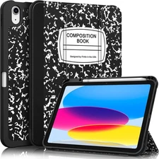 Case for iPad (A16) 11th Gen/iPad 10th Gen Flexible Soft TPU Stand Back Cover