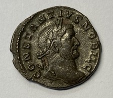 Constantius I Ancient Roman Bronze. 276-282 AD Choice. Guaranteed Authentic.