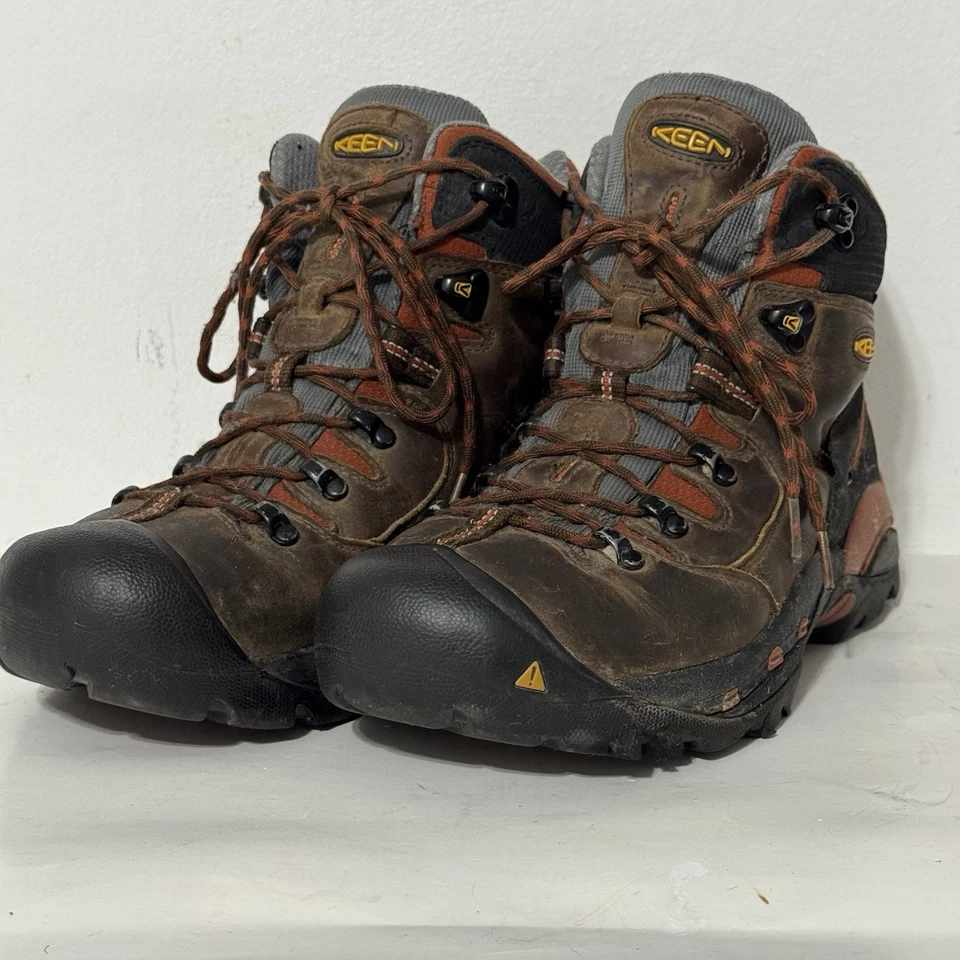 Botas impermeables Keen Pittsburgh con cordones utilitarias punta suave botas de trabajo para hombre talla 9 Foto 3 de 4