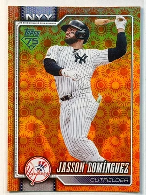 2026 Topps Series 2 - Jasson Dominguez - Holiday Parallels #533 - Bild 1 von 2