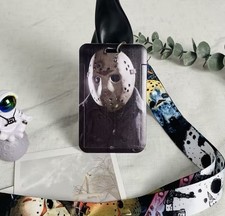 New FRIDAY THE 13th ID Card Holder  Lanyard JASON VOORHEES Badge HORROR