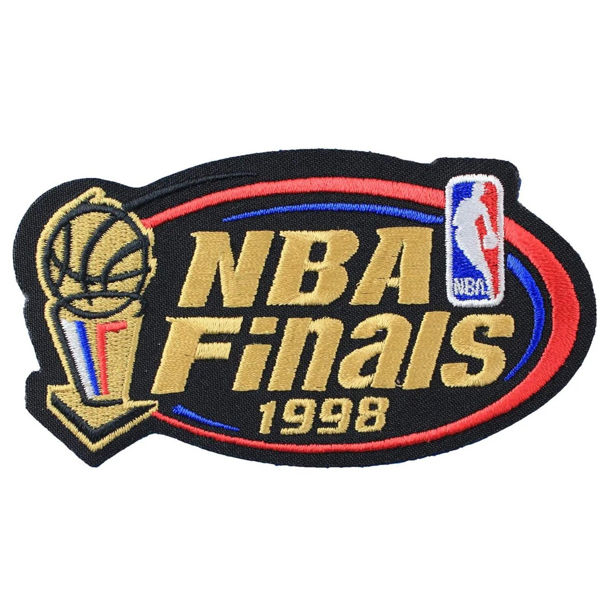 1998 NBA Finals Trophy Patch Jersey Logo Chicago Bulls Michael