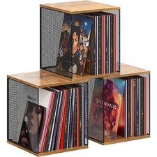 3 Cube Vinyl Record Storage