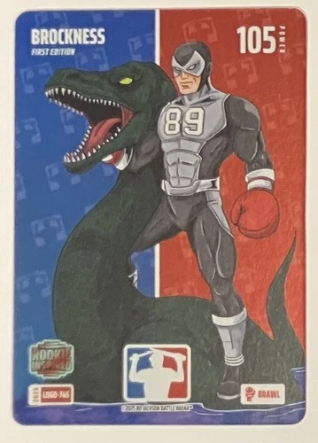 2026 Bo Jackson Battle Arena BROCKNESS Logo Brawl Foil Card# LOGO-745