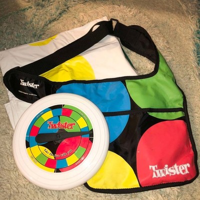 Hasbro Twister Take Out Travel Game Set Spinner Mat Carry Bag