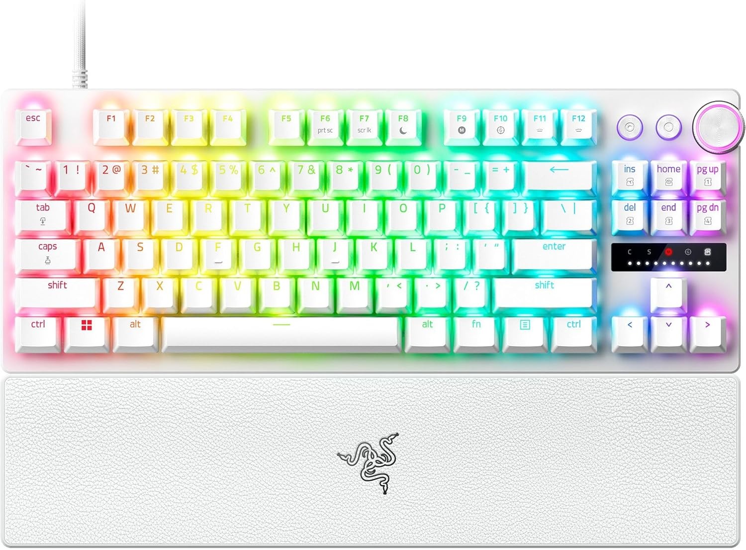 Razer - Huntsman V3 Pro TKL Wired Analog Optical Linear Switch Gaming Keyboar...