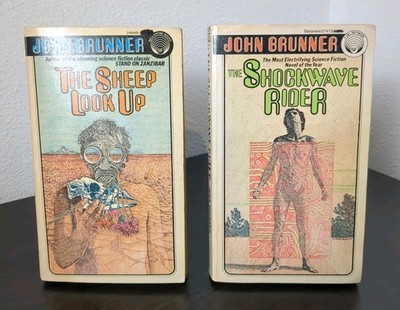 The Sheep Look Up and Shockwave Rider by John Brunner (Matching Paperback)