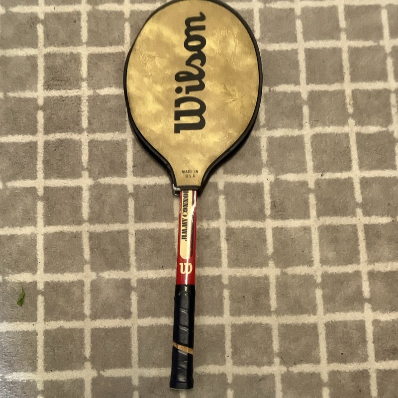 Wilson Jimmy Connors Tennis Racquet with Wilson Cover/Case MPN Jimmy Connors