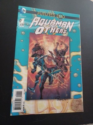 New 52 Futures End Aquaman and The Others #1  Signed By Inker Mark Irwin