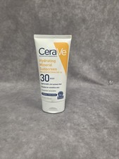 Cerave Hydrating Body Mineral Sunscreen Lotion, 5 oz, Exp 2028 2.40 per gallon
