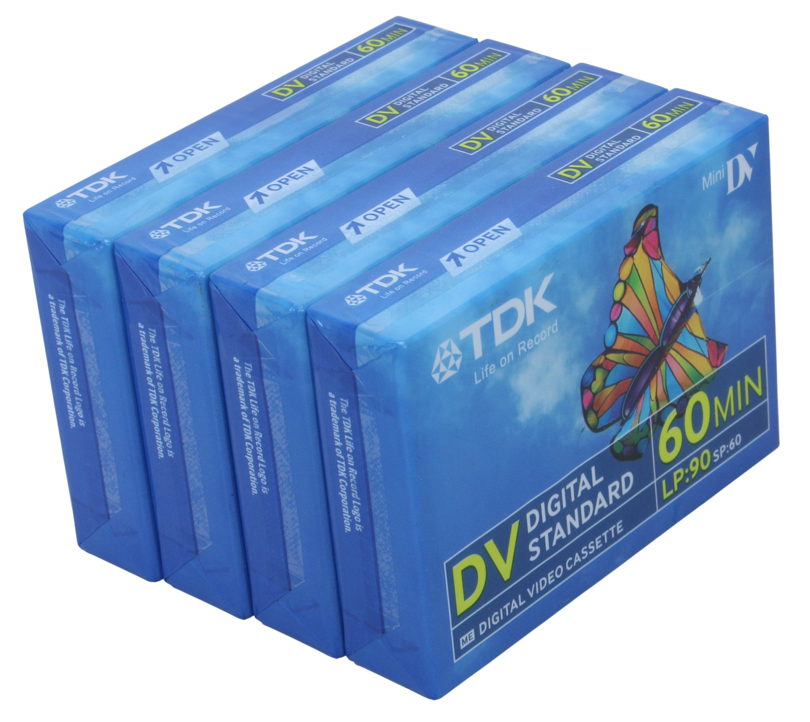 TDK Lot 4 cassette pour caméscope Mini DV NEUF Réf V-288