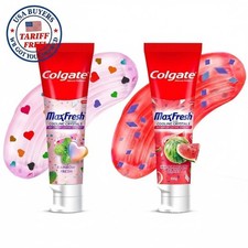 Colgate MaxFresh Rainbow Fresh  watermelon blast Gel Toothpaste