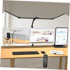 3000 Lumen Ultra Bright Architect Desk Lamp with Clamp, 36W Tall Overhead Black
