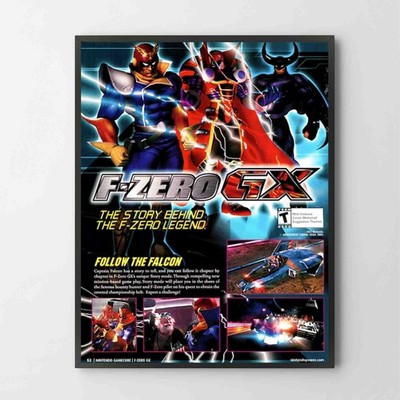Poster F-Zero GX Nintendo Gamecube Premium Glossy Unframed Poster Print G5021
