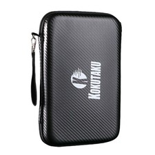 Hard Shell EVA Table Tennis Racquet Bag with Compartments for Balls and Rackets