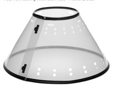 New Soft Dog Cone Collar - Pet Recovery Cone - Large Gray 52