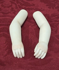 Super Nice Pair of Vintage Bisque Doll Arms