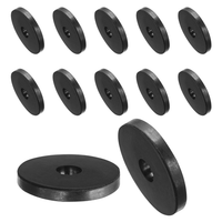 12 StüCk Gummi Unterlegscheiben Gummi Abstandshalter Gummispacer Schwarz Distanz