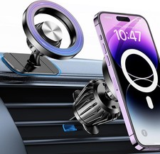 Kaistyle for Magsafe Car Mount 20 Strong Magnets Magnetic Phone Holder for Car