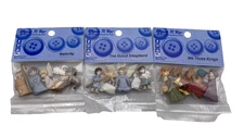 Dress It Up Nativity Set 18 Shank Buttons Mini Christmas Craft Holiday Navidad