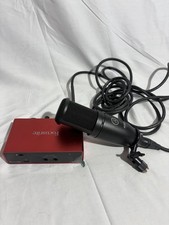 Focusrite Scarlett Solo Audio Interface & AKG P120 Microphone w/ Cable - 3rd Gen