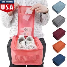 1-4 Travel Shoe Bags Zip Pouch Storage Organizer Waterproof Bag Shoes Carry Case