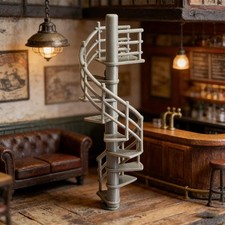 1/64 Staircase Model DIY Platform for Micro Landscape Dollhouse Home Decor